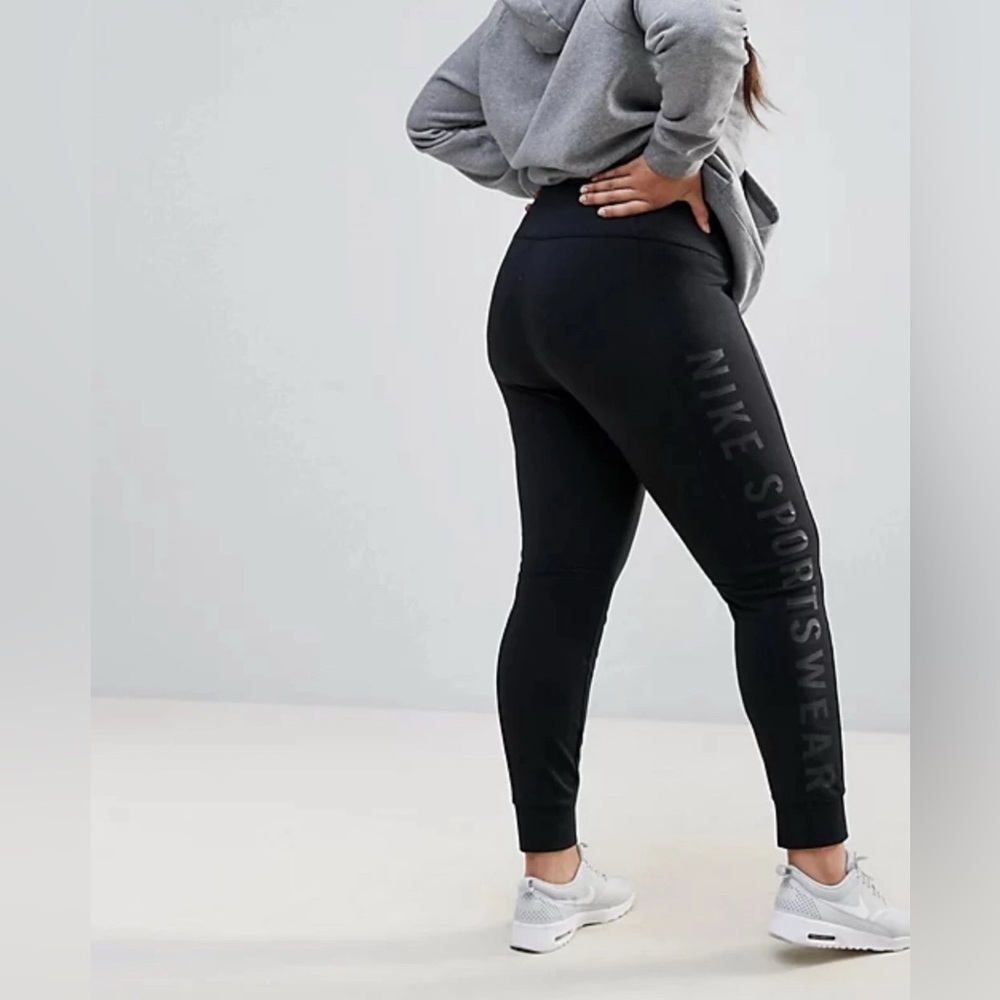 Nike | Plus Premium Leggings With Tonal Logo In Black Size L